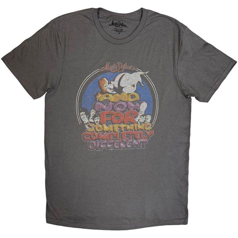 Monty Python Unisex Adult And Now For T-Shirt / Charcoal Grey